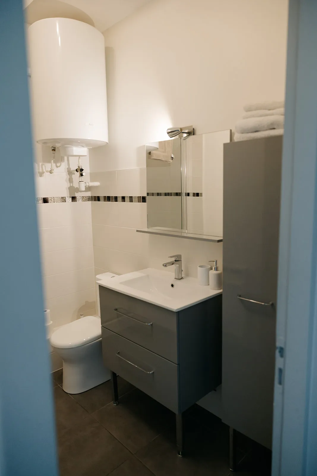 Ducha del baño del estudio Cosy Pornic